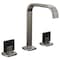 Brizo Allaria Widespread Lavatory Faucet with Square Spout - Less Handles 65368LF-BNXLHP-ECO - alternate 6